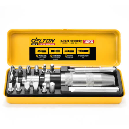 ชุดไขควงตอก DELTON รุ่น IHM-16 16 ชิ้น_1